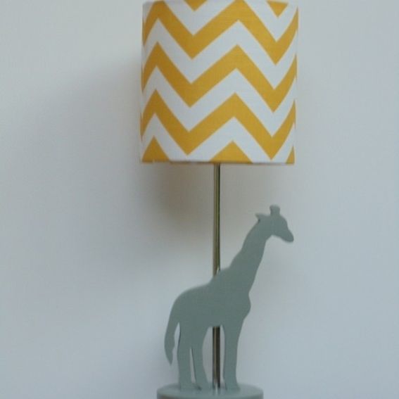 Hand Crafted Handmade Wooden Animal Lamps For Nursery, Kids Room by