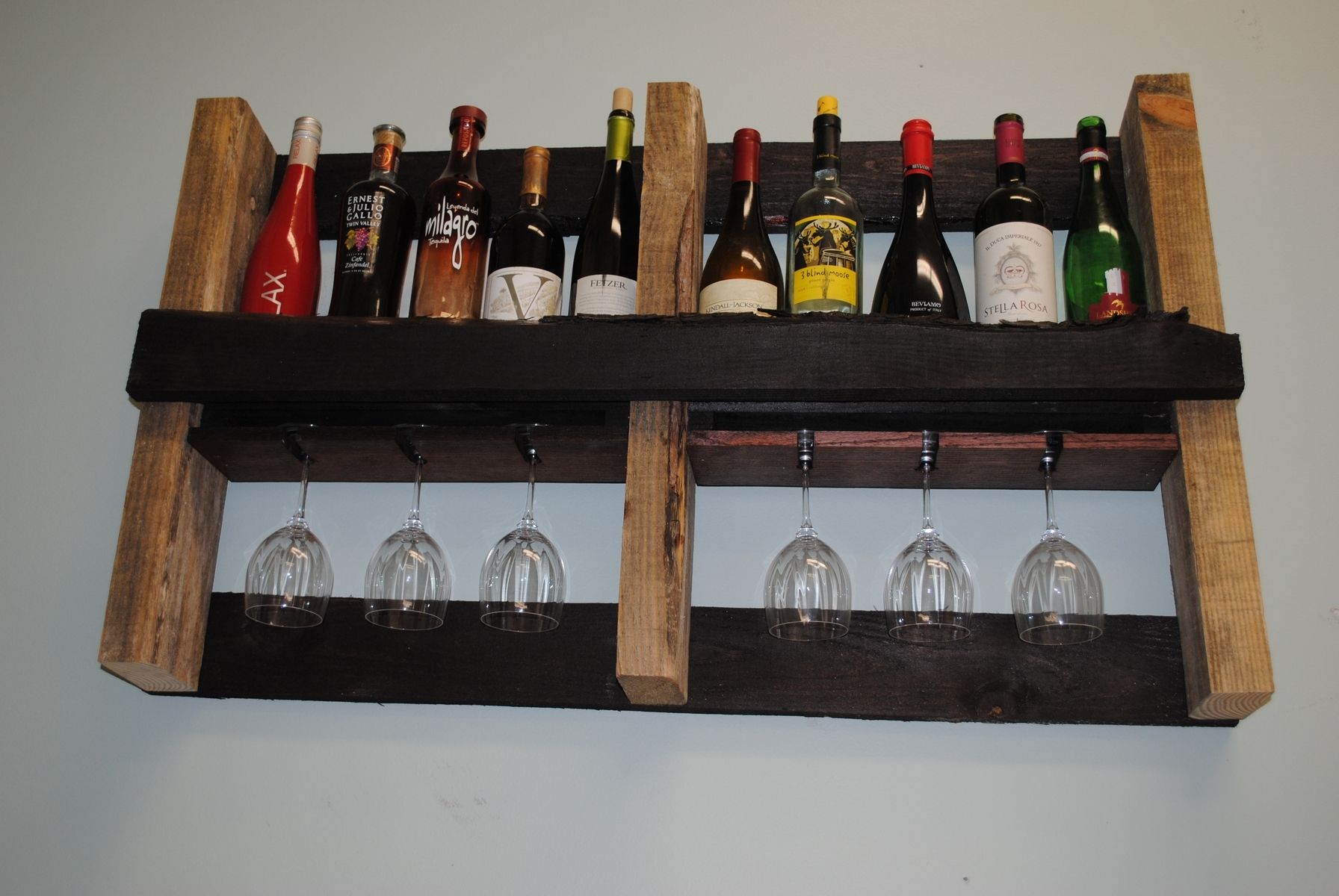 Custom Pallet Wine Rack by Shigamasham Customs