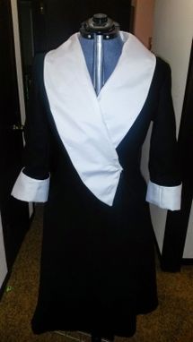 Custom Made Black And White Winter Coat