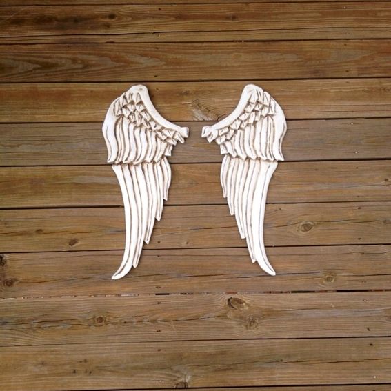Custom Hand Carved Angel Wings & Wood Wall Decor by Nevermore Creations