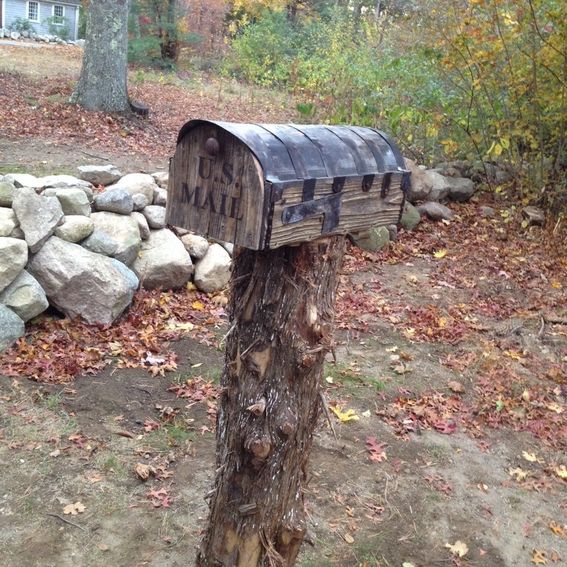 Handmade Custom Made Country Mailbox by "Bezaleel