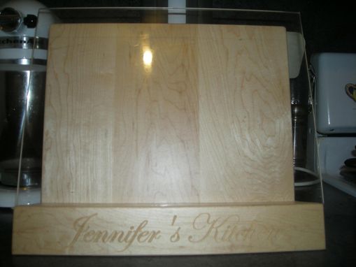 Custom Personalized Cookbook Holder by Rhodes Woodworking | CustomMade.com