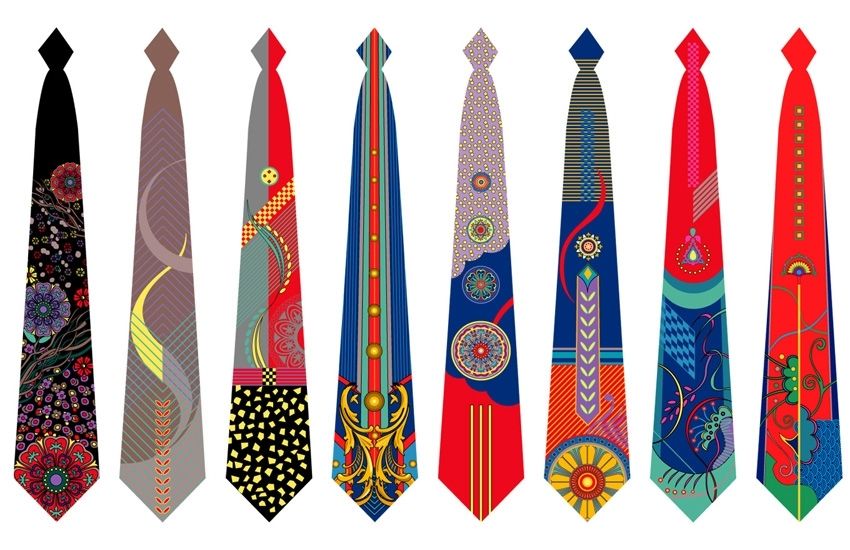 personalised silk ties