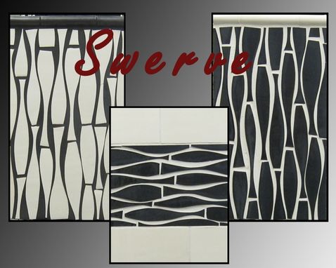 Custom Made "Swerve" Mid-Century Cool Tile