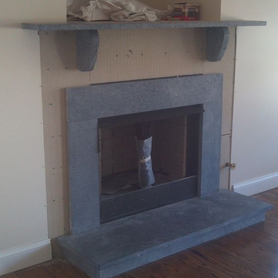 Custom Soapstone Fireplace Surround by Mark Mcquarry