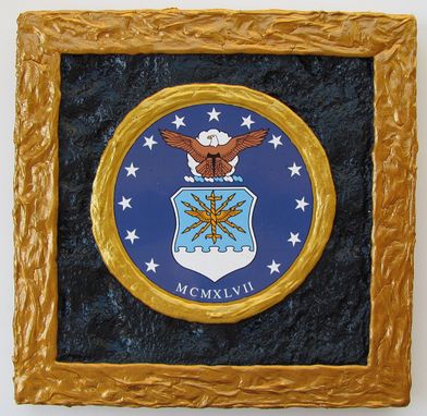 Custom Made U.S. Air Force Emblem - 3d Wall Art