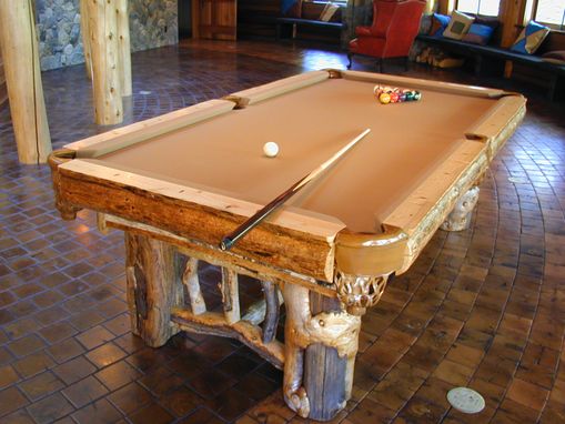 Custom Made Rustic Pool Table