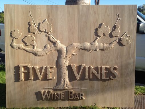 Custom Made Wine Bar Sign