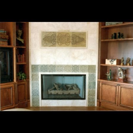 custom carved slate fireplace surround and panel by custom carved slate fireplace surround and panel by