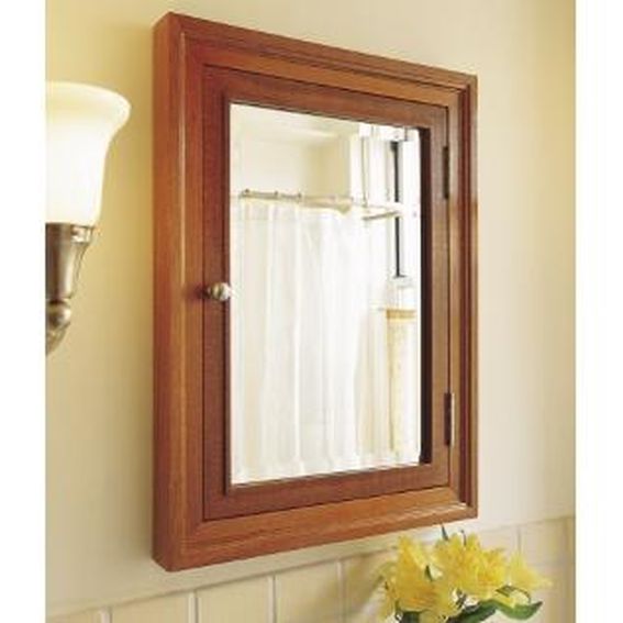 Custom Made Recessed Medicine In Mahogany by Wood Essentials Ltd