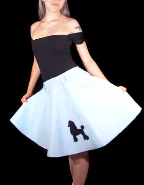 Custom Made Custom Retro Poodle Skirts 50'S Sock Hop Circle Skirts Adult And Kids Sizes Costumes