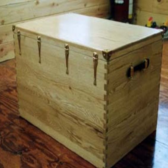 Handmade Custom Oak Tack Box by Larue Woodworking
