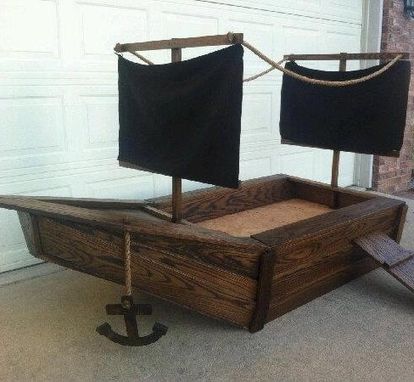 Custom Made Pirate Ship Toddlers Bed