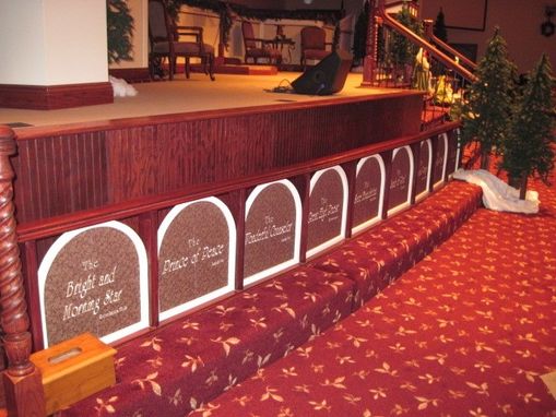 Custom Made Church Pulpit And Alter Rails