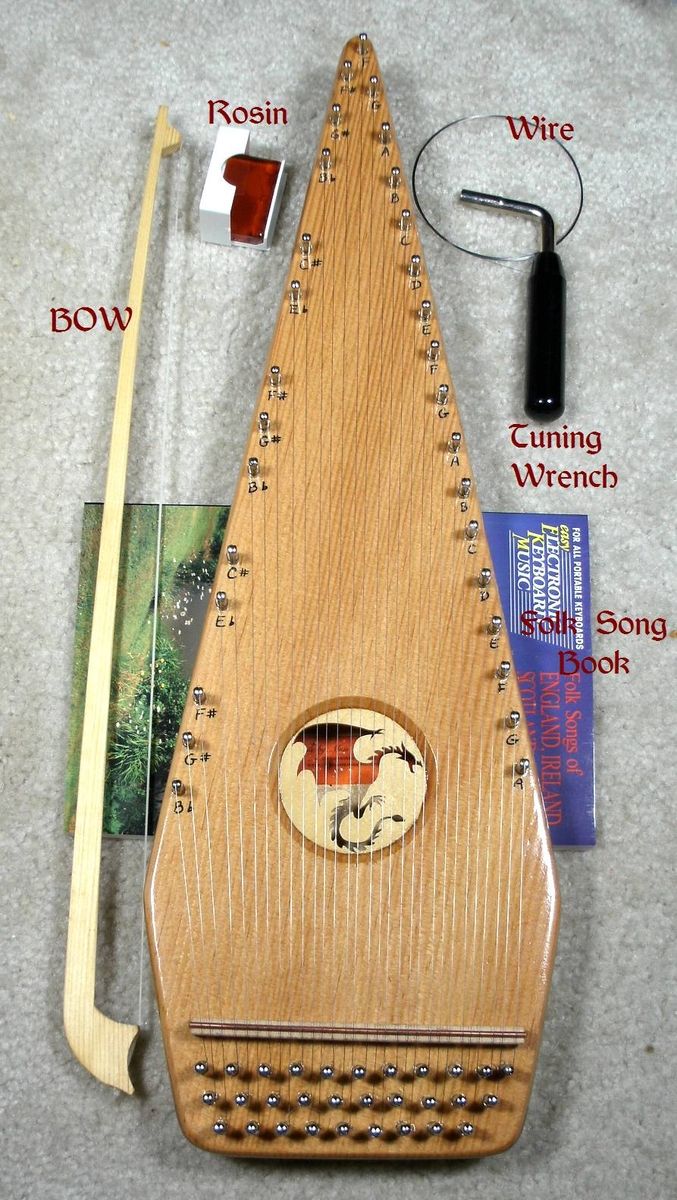 Custom Made Bowed Psaltery by Dreamsinger Music