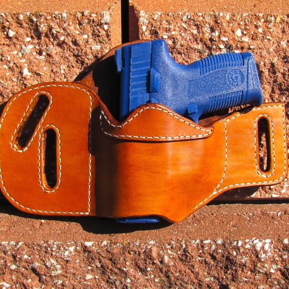 Hand Made Custom Leather Gun Holster by Ozark Mountain Leather