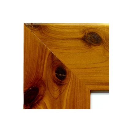 Custom Made Handmade Cedar Picture Frame - Red Cedar Photo Frame - Aromatic Cedar Custom Picture Frame