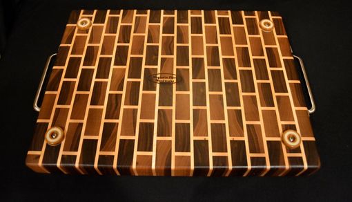 Buy A Hand Crafted Black Walnut And Rock Maple End Grain Cutting Board Made To Order From 