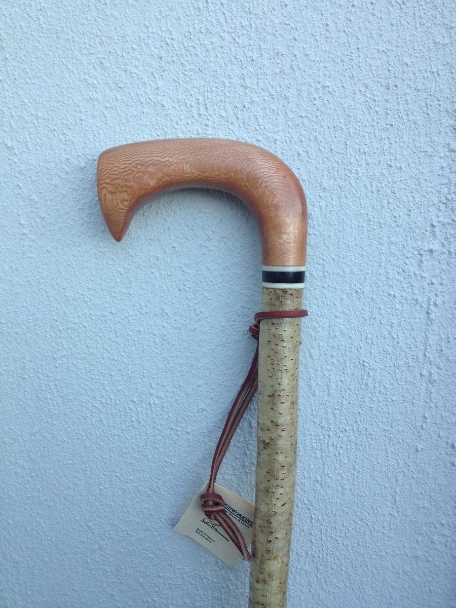 Hand Crafted Cardigan Style Walking Sticks by Owl Brand Woodworks