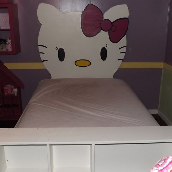 Custom Kids Hello Kitty Bed Set by McCorkle designs