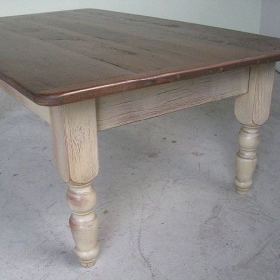 Custom Wood Coffee Table With MultiColor Finish by ECustomFinishes