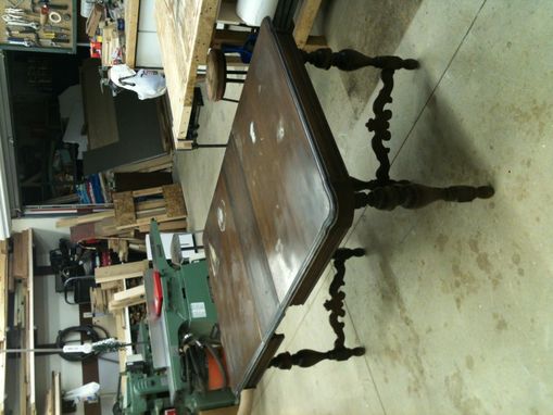 Custom Made Repair Of Family Heirloom Dining Table & Chairs