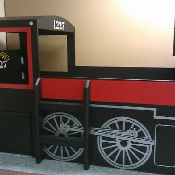 Custom Made Train Bed by Wwbeds Custom Furniture