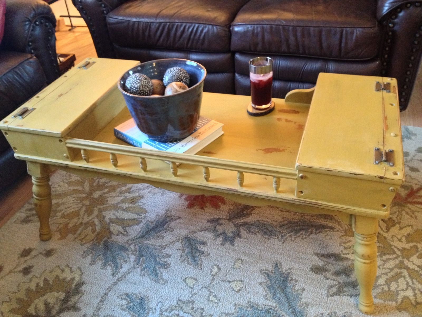 Hand Made Vintage Ethan Allen Coffee Table Early American Solid Maple