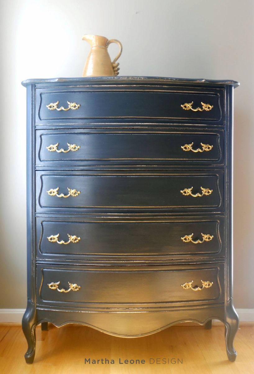 Hand Made Sample French Dresser / Highboy Painted by Martha Leone