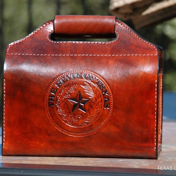 Custom Leather Shotgun Shell Case by Texas Custom Crafts | 0