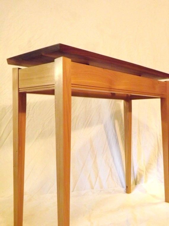 Custom Floating Top Hallway Table by Brink's