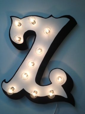 Custom Made Marquee Carnival Lighted Letter 3d Paint 18 Inch Tall
