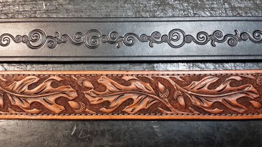 Custom Made Hand Tooled Leather Belts