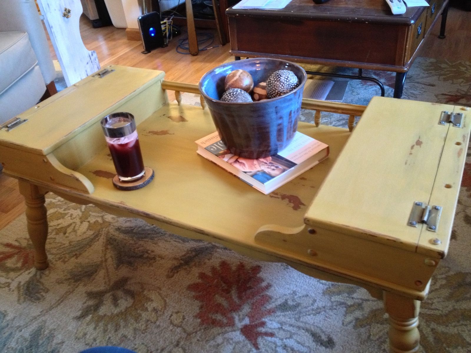 Hand Made Vintage Ethan Allen Coffee Table Early American Solid Maple