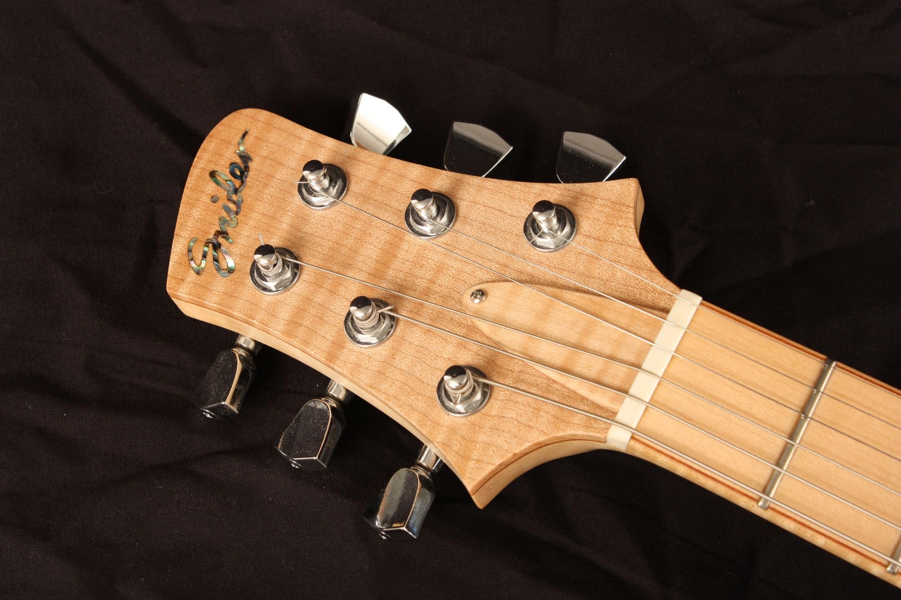 Handmade Mahogany And Maple Carved Top Guitar by Snider Guitars