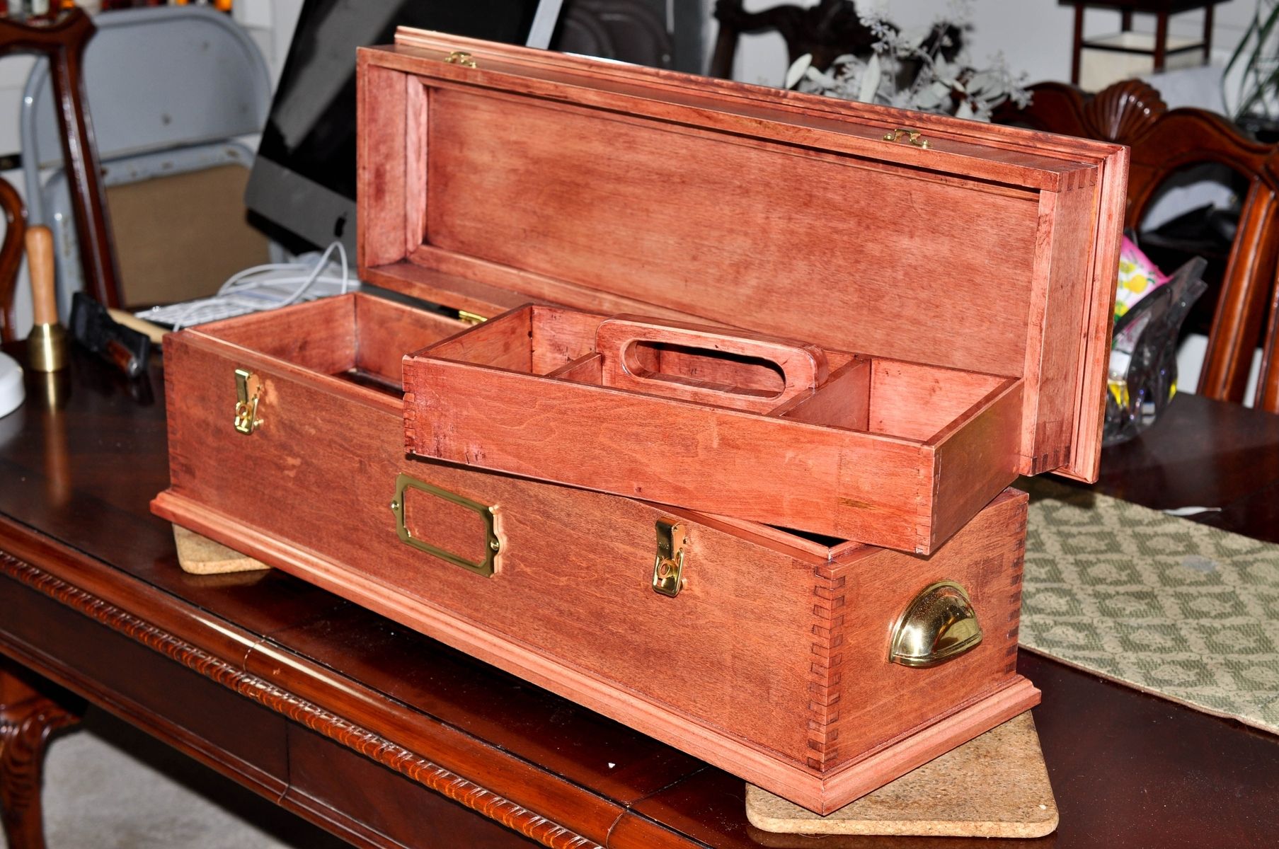 Custom Made Old Timey Carpenters Tool Box By Gadell Designs