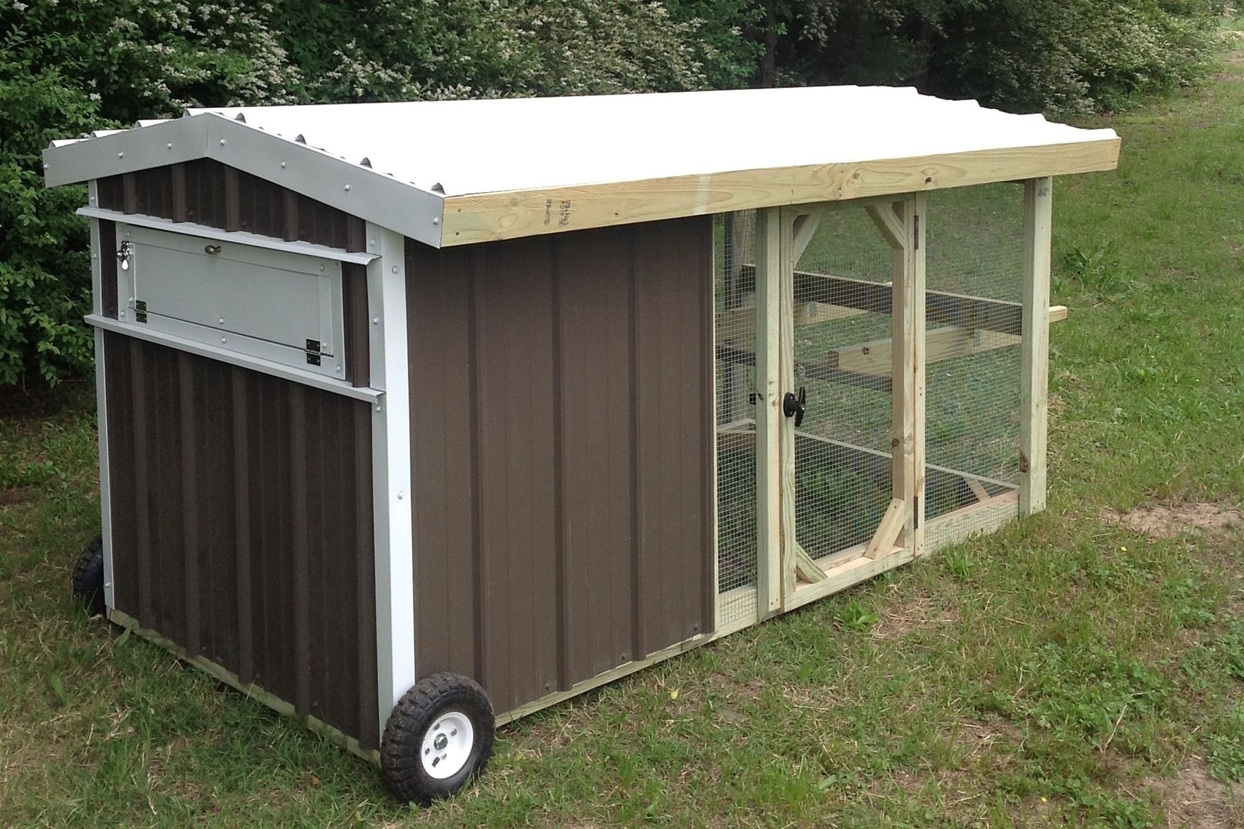 Hand Made 4x8 Rolling Chicken Coop / Chicken Tractor by Rocky Top ...