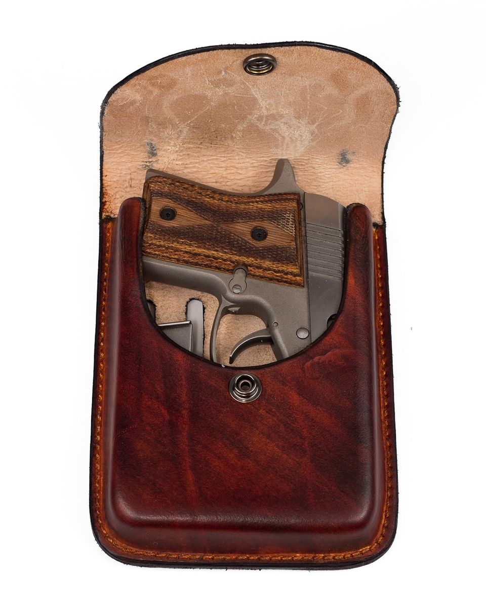 Hand Made Concealment Pouch For Small Revolvers And 380'S. by Michael