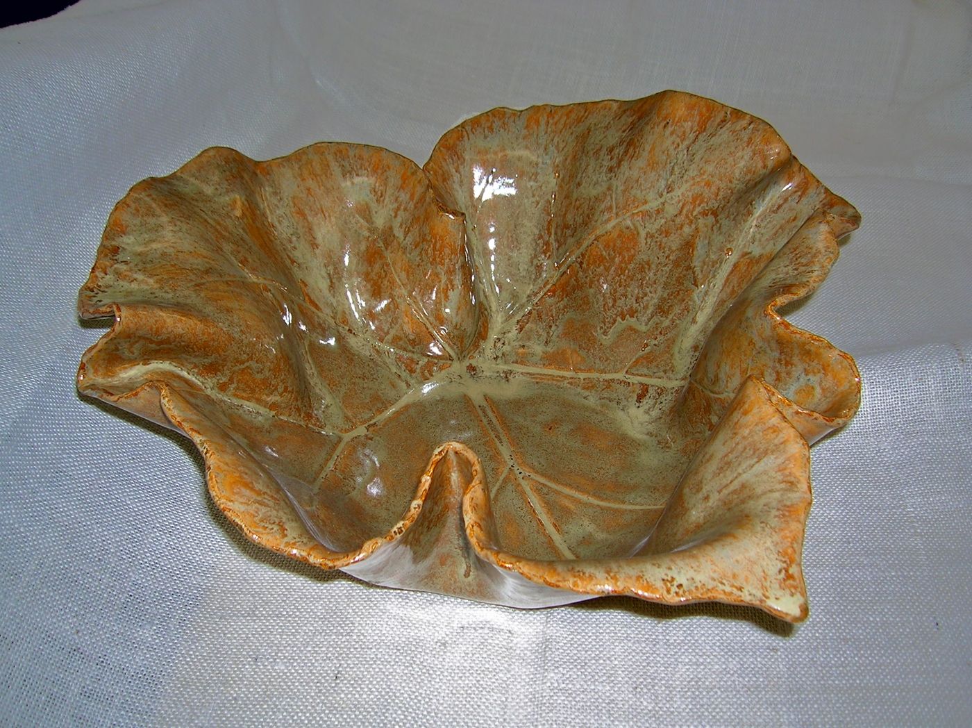 Custom Made Leaf Bowl by Our Creative Outlet, Llc