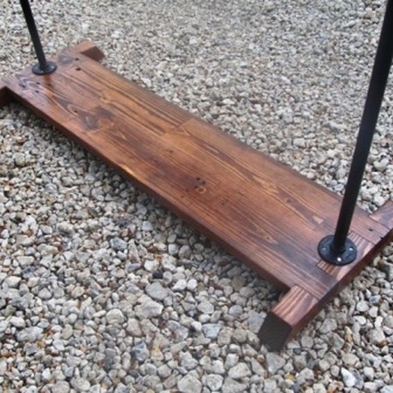 Hand Made Clothing Rack, Garment Rack, Texas Style by Vintage Steel And