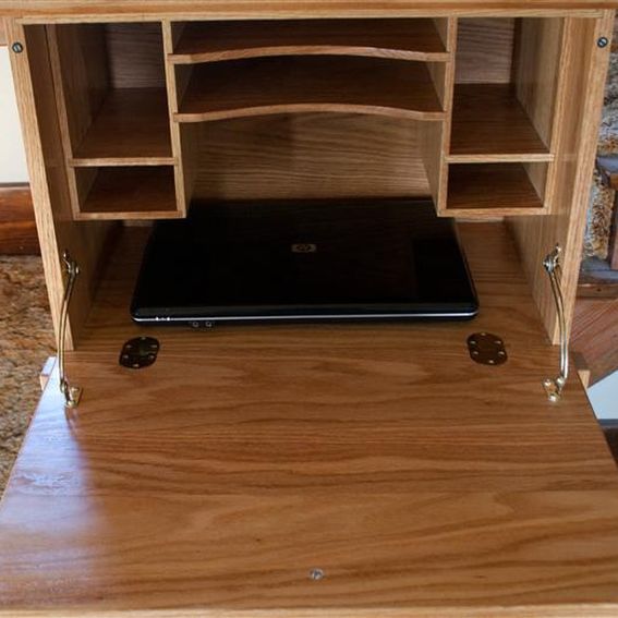 Hand Made Laptop Desk by Shahan Woodworking
