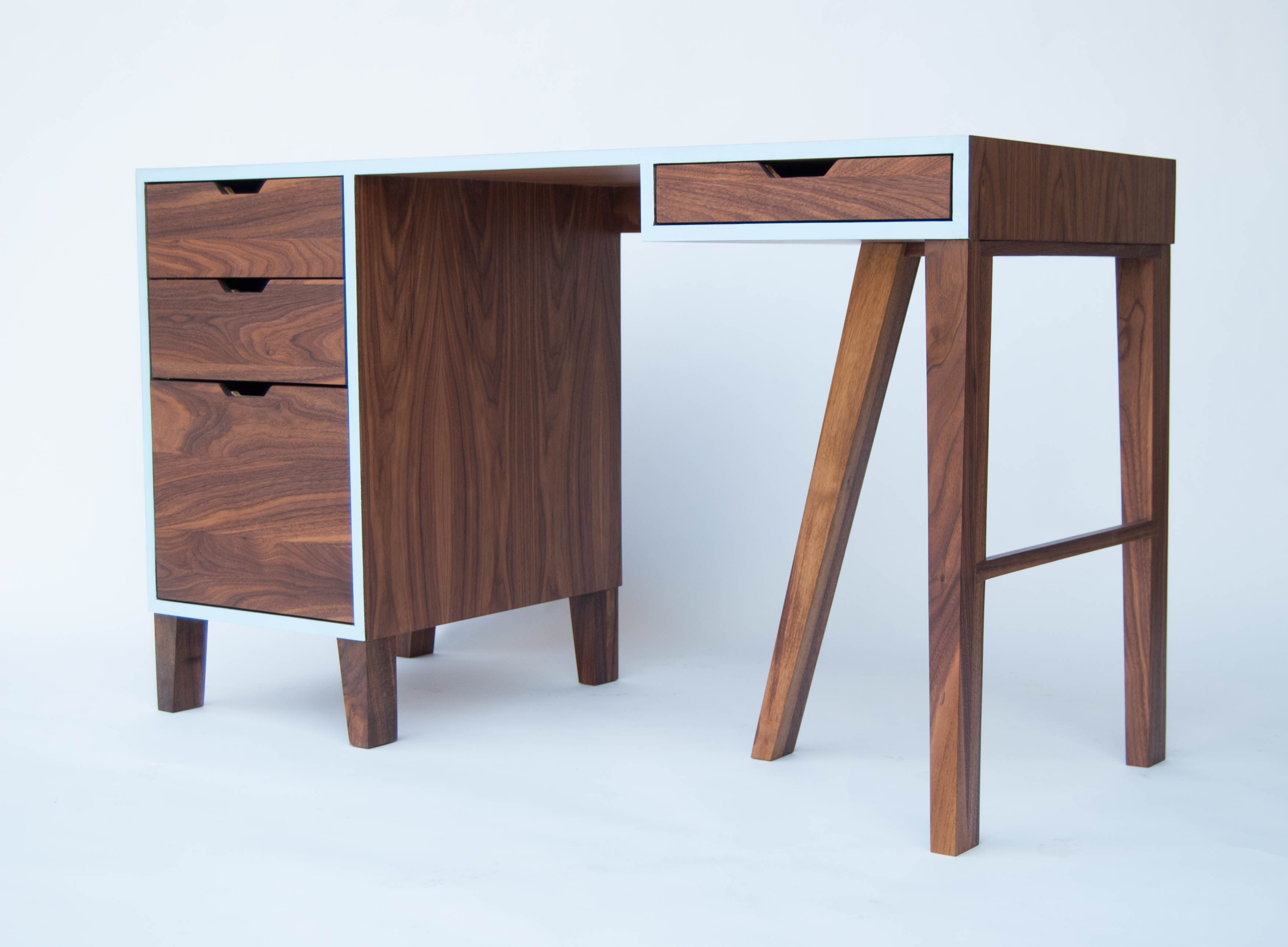 Buy A Custom Sexy Mid Century Modern Desk Made To Order From Kevin Michael Burns 