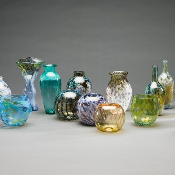 Hand Made Blown Glass Vases/Bowls by Kazuki Takizawa Glassworks