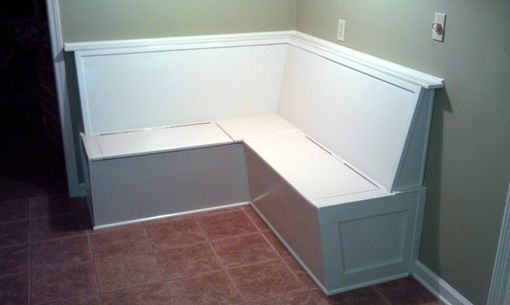 Custom Made Built In Kitchen Bench Banquette Seating With Storage