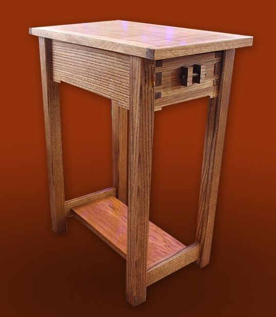 Buy a Custom Arts And Crafts End Table With Secret Compartment, made to
