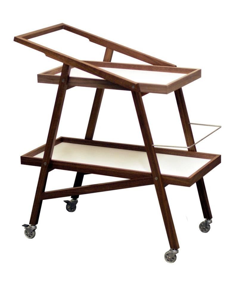 Wooden kitchen trolley Bistrot by Foppapedretti – official website