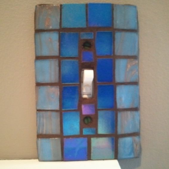 Hand Crafted Mosaic And Stained Glass Switchplates/Outlet Covers by