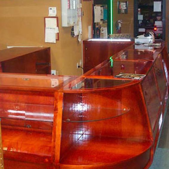 Handmade Custom Retail Display Cases by Board Foot, Inc.