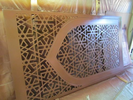 Custom Made Prayer Room Decorative Wall Panels And Lighted Pillar