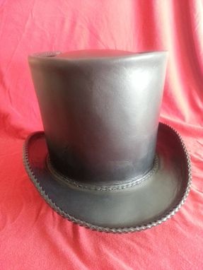 Custom Made Hand Made Leather Top Hat